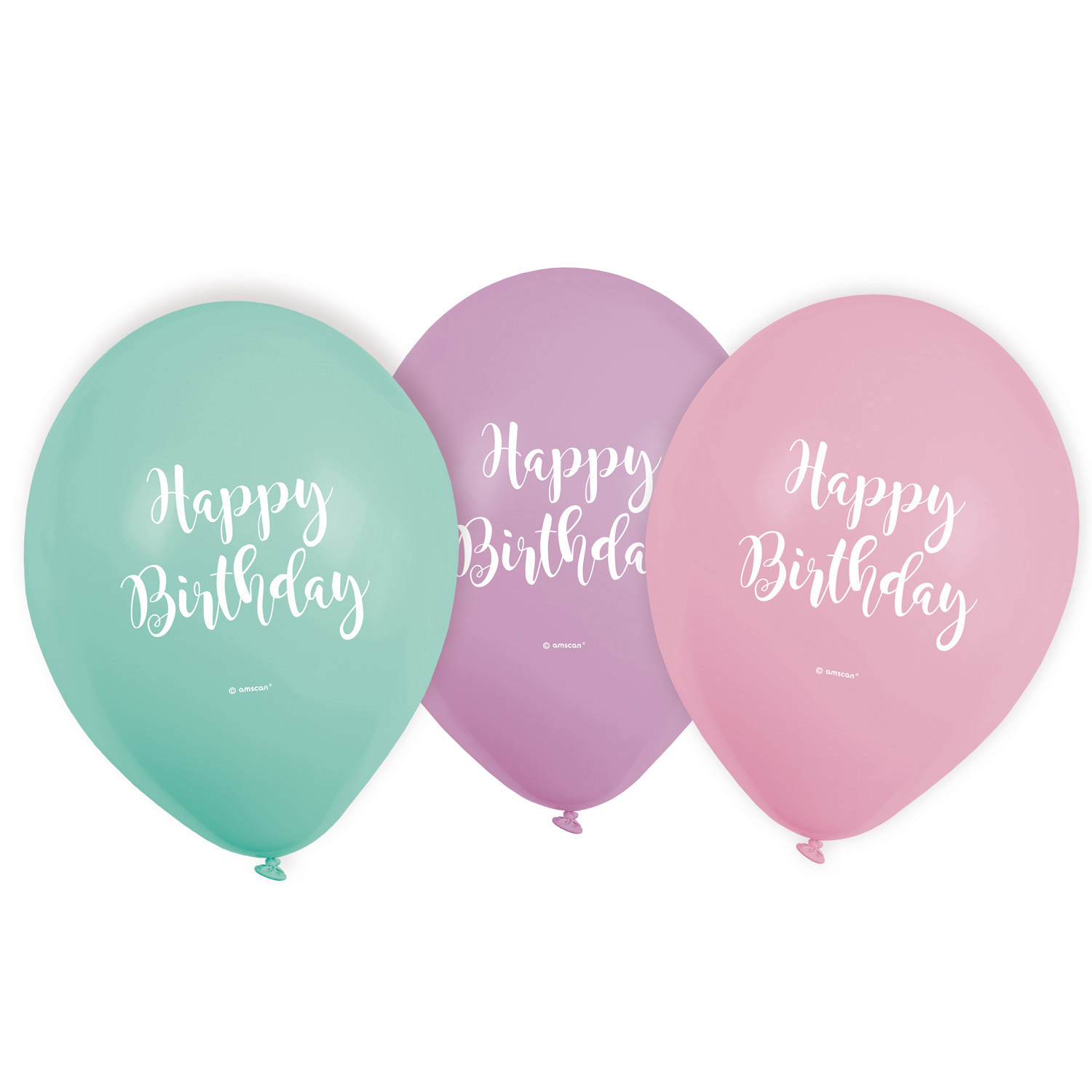 Balónky Happy Birthday 6 ks 22,8 cm
